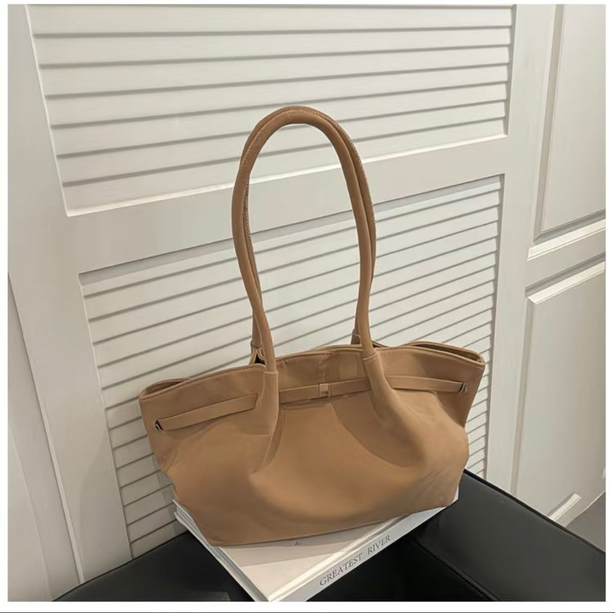 Beige Suede Bag!